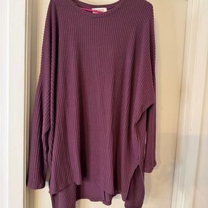 Impressions Deep Purple Knit Sweater